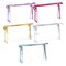 Clear Makeup Bags with Zipper, Travel Size Toiletry Bag (9.5 x 6 In, 5 Pack)
